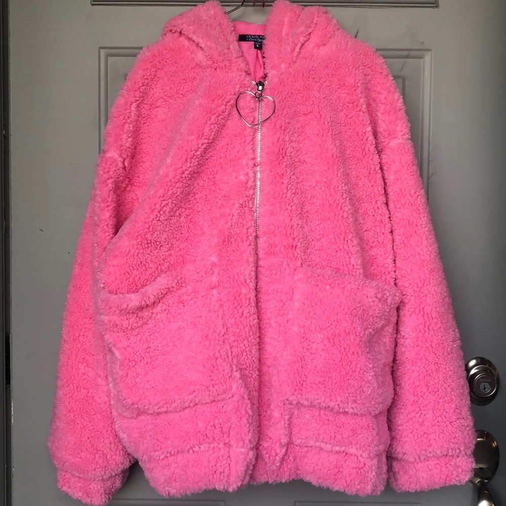 Gorgeous Pink Teddy Jacket. Licensed Care Bears!